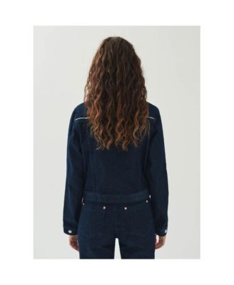 Women's Sand Indigo Denim Jacket