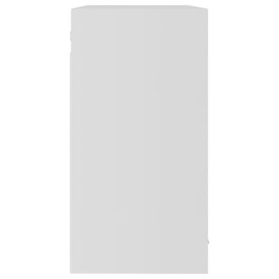 Hanging Glass Cabinet White Engineered wood, Glass Medium