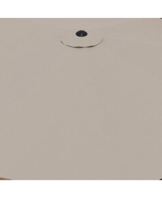 15 ft. Large Market Double Sided Umbrella Outdoor Patio Umbrella in Blue with Crank Handle, for Poolside Lawn Garden