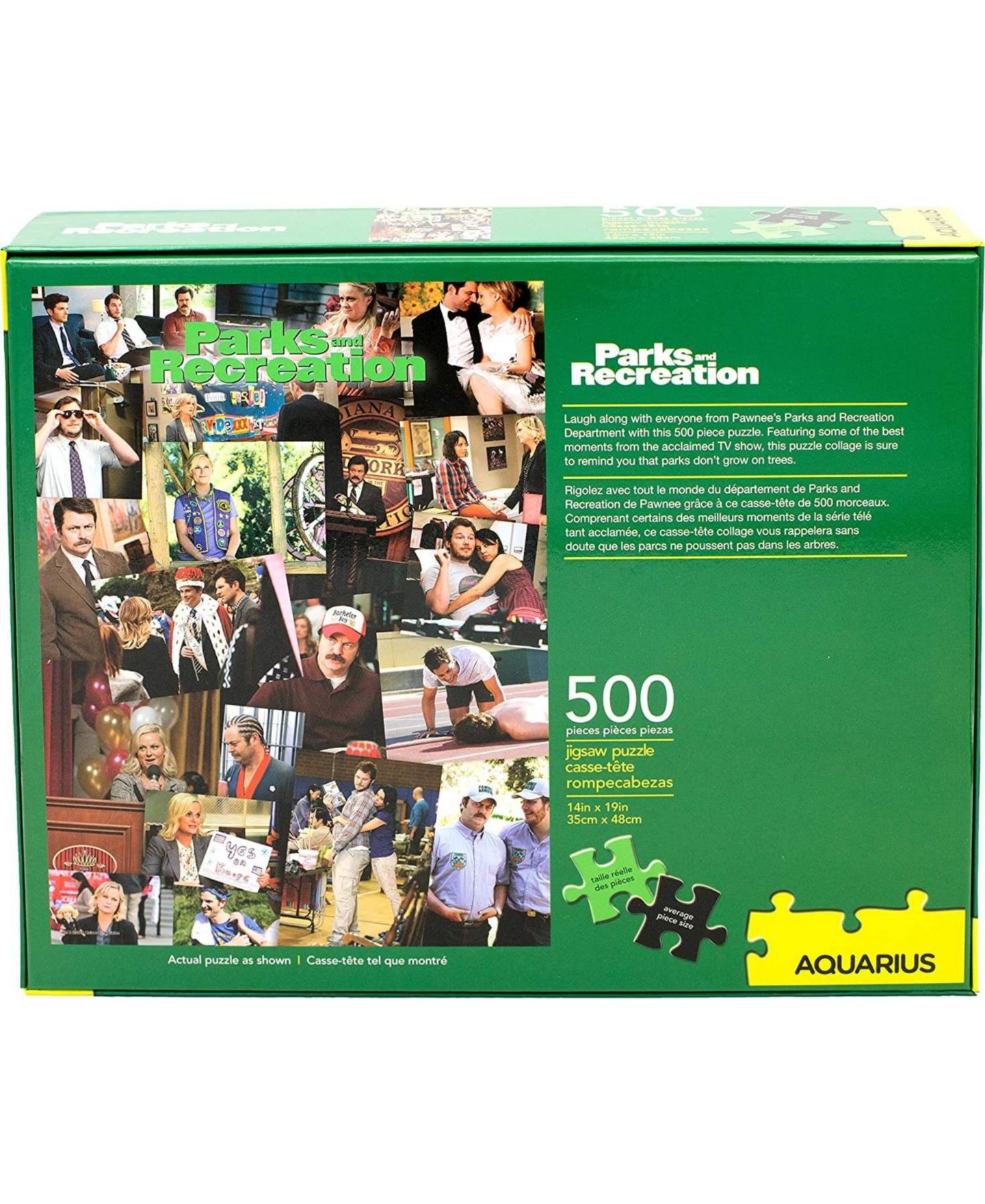 Детский пазл NMR Distribution Parks and Recreation Collage 500-Piece Jigsaw Puzzle, Ages 14+ — фото 3