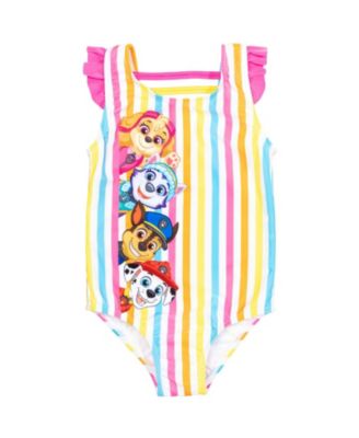 Toddler Girls One Piece Bathing Suit Rash Guard Tankini Top Bikini Bottom and Skort 5 Swimsuit Set
