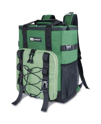 Mini Arctic Mule 24 can insulated backpack cooler, water resistant,16 hour ice retention,lightweight w/padded straps, bottle holders & opener.