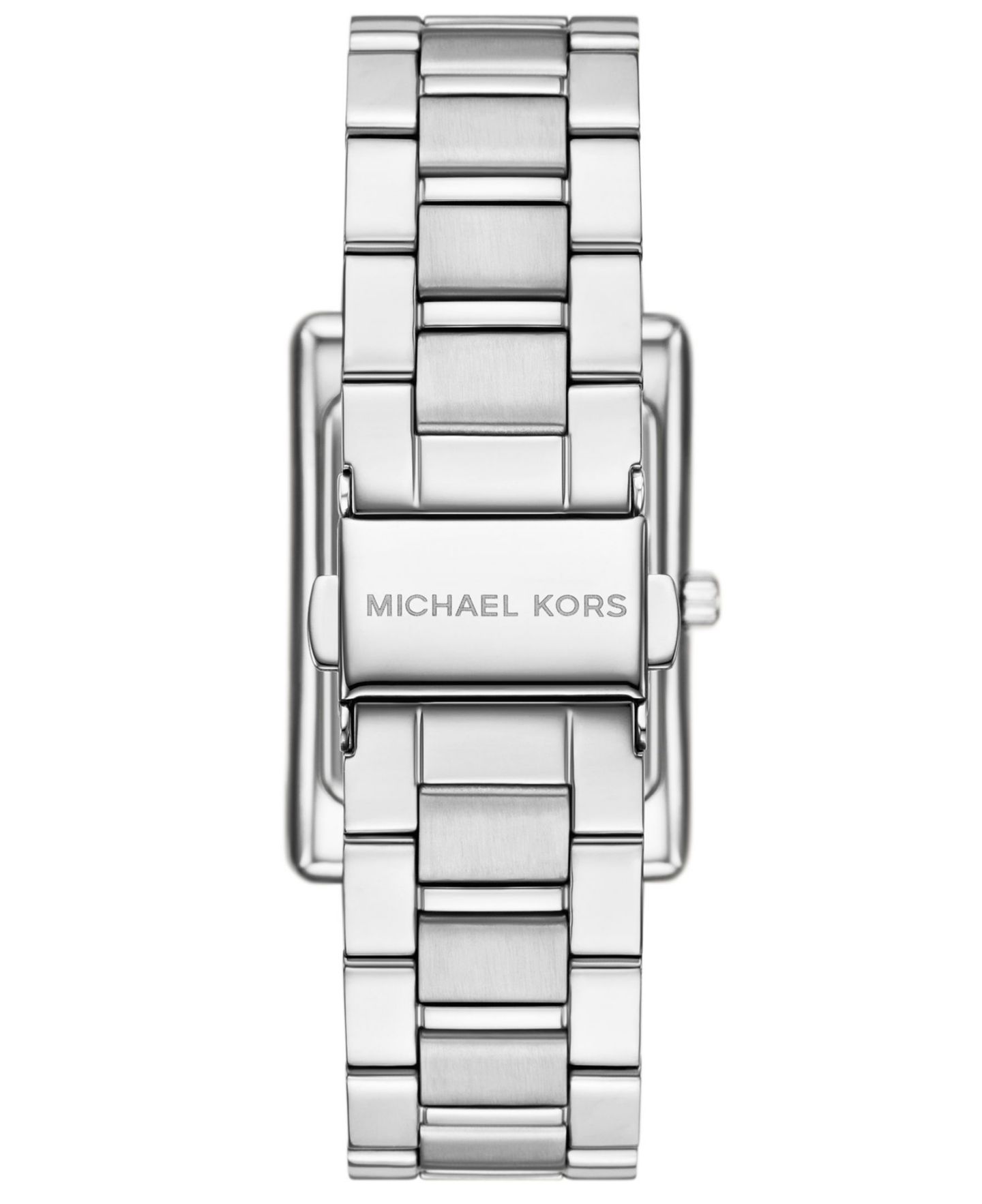 Женские часы Michael Kors Essex Silver-Tone Stainless Steel Watch, 26x36mm — фото 3