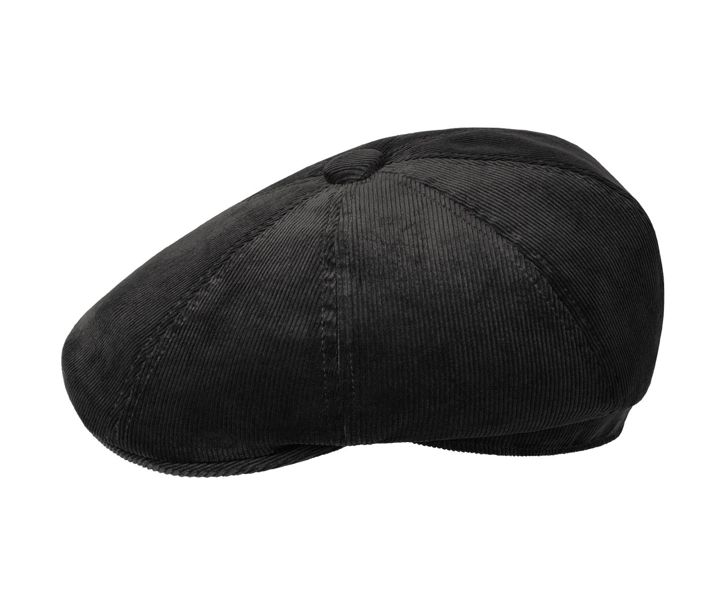 Мужские головные уборы Kangol Cord Hawker Newsboy, цвет: Чёрный — фото 1
