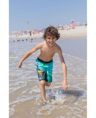 Boys Yoda 3 Pack Swim Trunks Bathing Suits