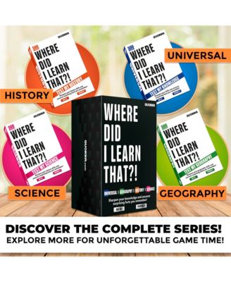 Trivia Card Game  for Adults, Teens, and Families – Trivia Cards with Answers