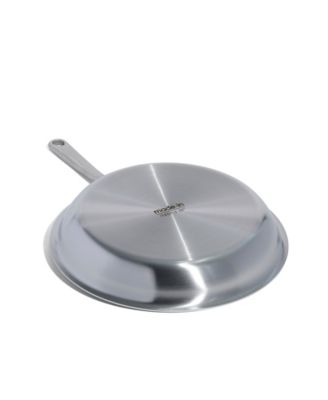 Stainless Steel Clad 12" Fry Pan