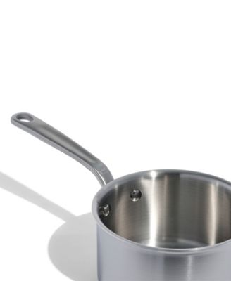 Stainless Steel Clad 2-Quart Saucepan with Lid