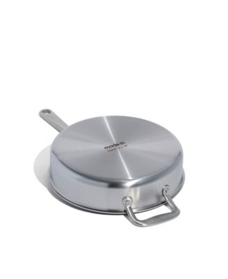 Stainless Steel Clad 3.5-Quart Saut&eacute; Pan with Lid