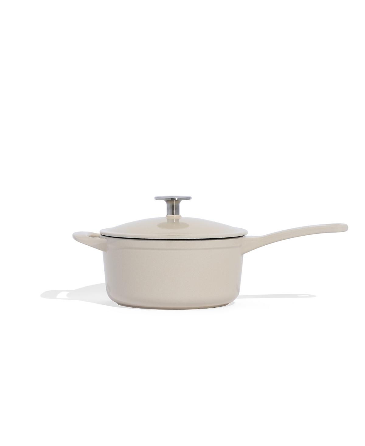 Made In Enameled Cast Iron 2-quarts Saucepan With Lid
