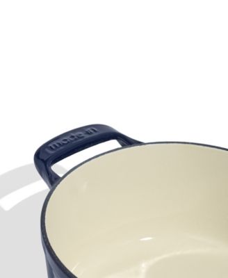 Enameled Cast Iron 2-Quarts Saucepan with Lid