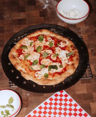 Seasoned Carbon Steel 12.6" Pizza Steel