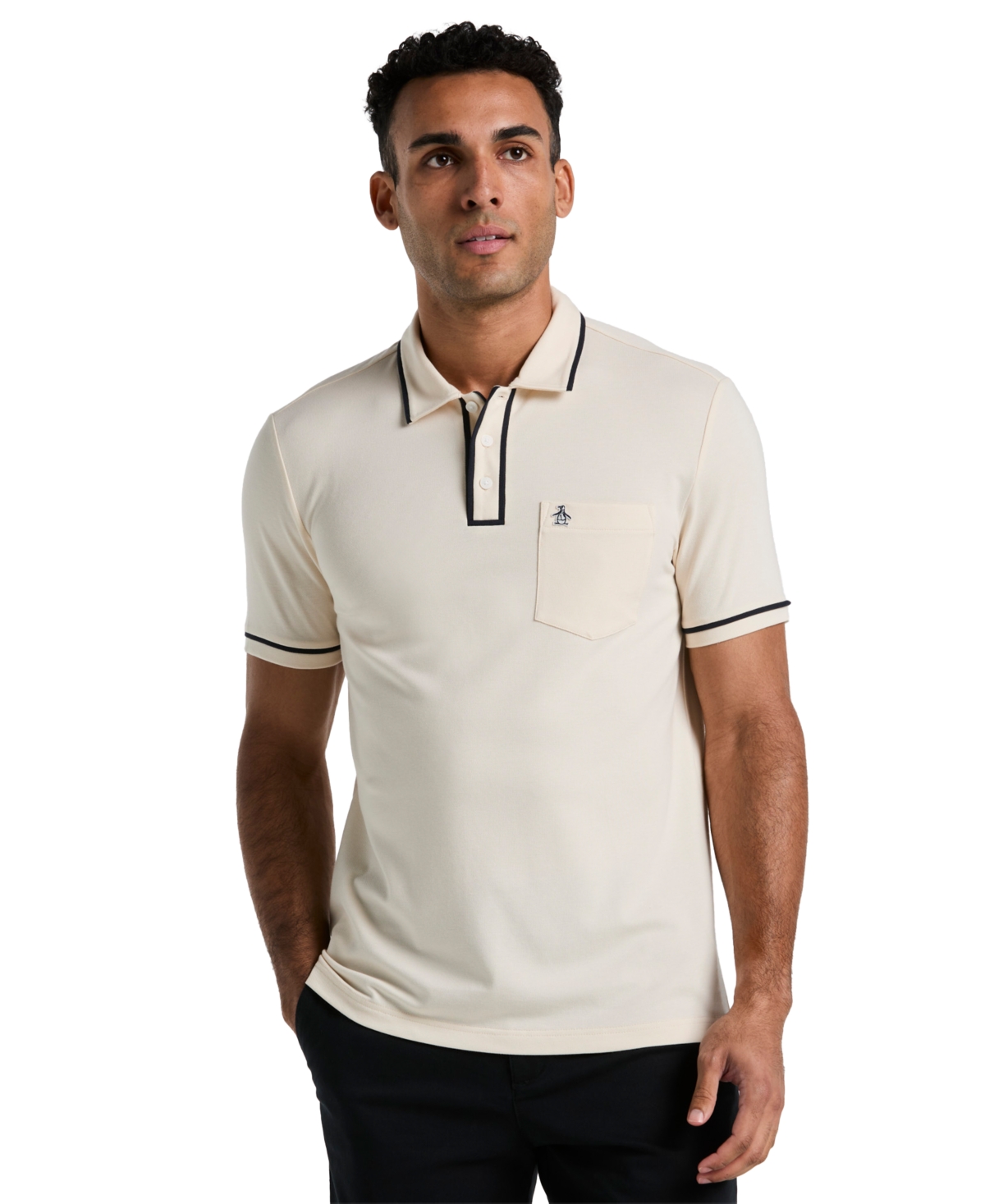 Men's Earl Pique Polo Shirt - Birch