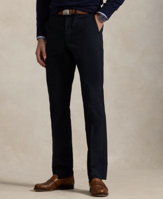 ralph lauren men's classic-fit cotton stretch performance dress pants Bedford Classic Fit Linen & Cotton Pants (Men)