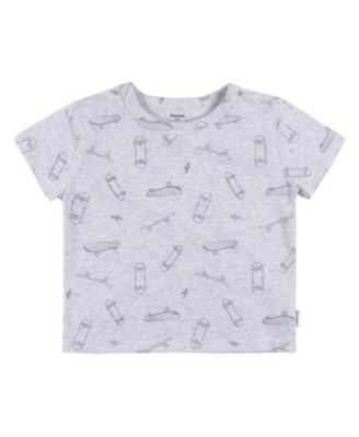 Baby Boys 2-Piece T-Shirt and Shorts Set, Heather Skateboard