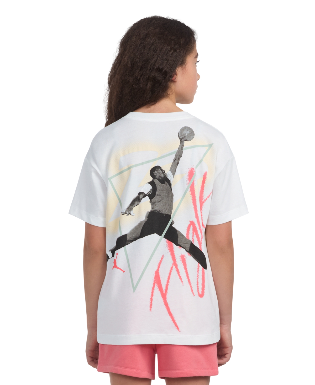 JORDAN BIG GIRLS TAKE FLIGHT SHORT SLEEVE TEE 
