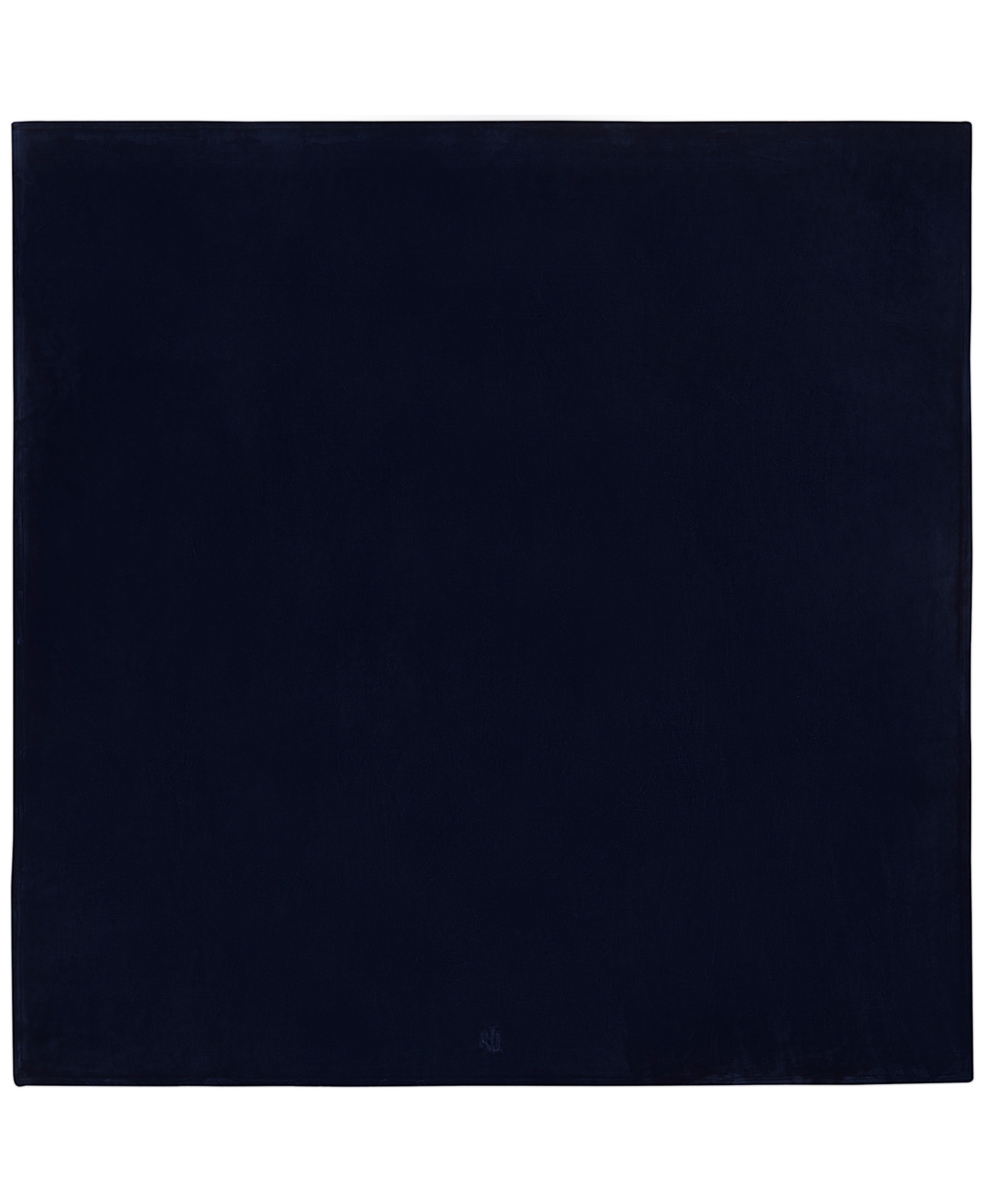 Ralph Lauren Micromink Plush Blanket, King In Navy