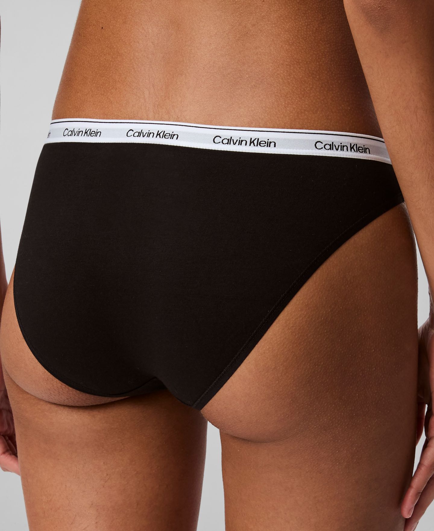 Трусы-бикини Icon, с логотипом — Calvin Klein, цвет: Чёрный — фото 3