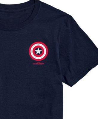 Men's Captain America Brave New World Logo Short Sleeve T-Shirt