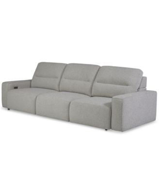 Frandlyn 3-Pc. Fabric Power Sliding Sofa, Exclusively at Macy's