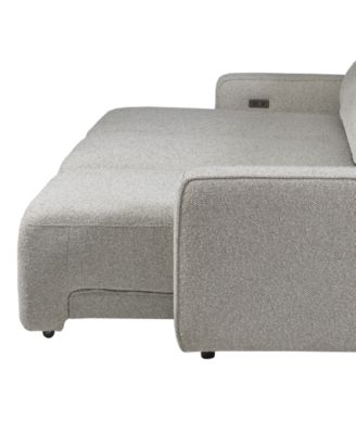 Frandlyn 3-Pc. Fabric Power Sliding Sofa, Exclusively at Macy's