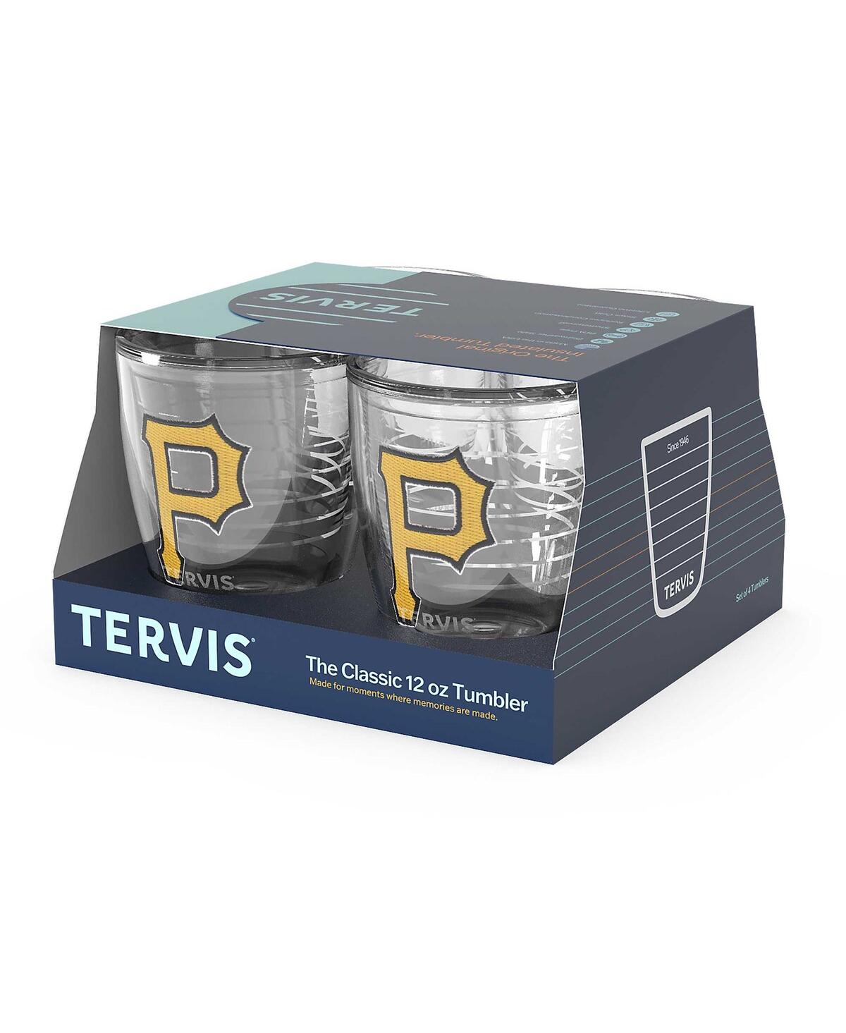 Tervis Tumbler Pittsburgh Pirates 12oz. Emblem Tumbler, Set Of 4 In No Color