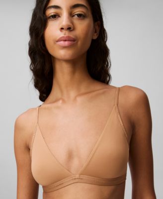 Women's Form To Body Lightly Lined Triangle Bralette QF6758