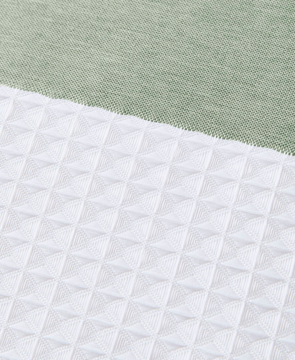 Madison Park Spa Waffle 3m-scotchgard Shower Curtain, 72" X 72" In Sage Green