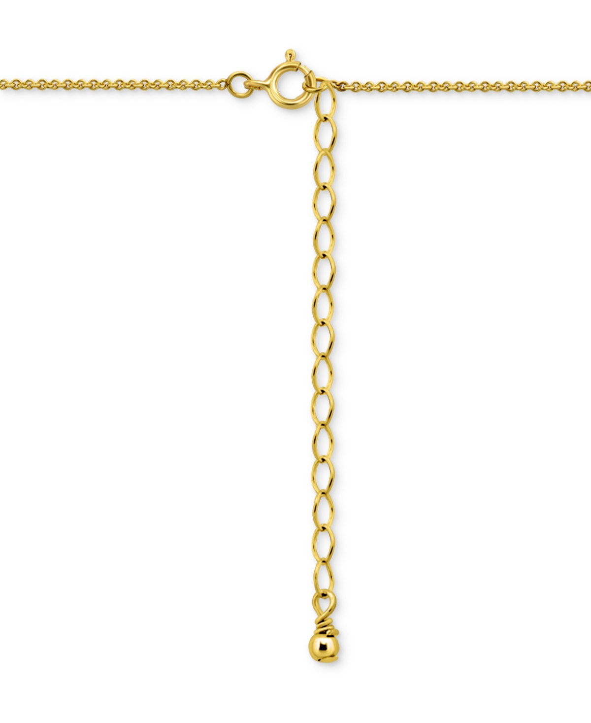 Giani Bernini Cubic Zirconia Cross Pendant Necklace, 16" + 2" Extender, Exclusively At Macy's In Gold