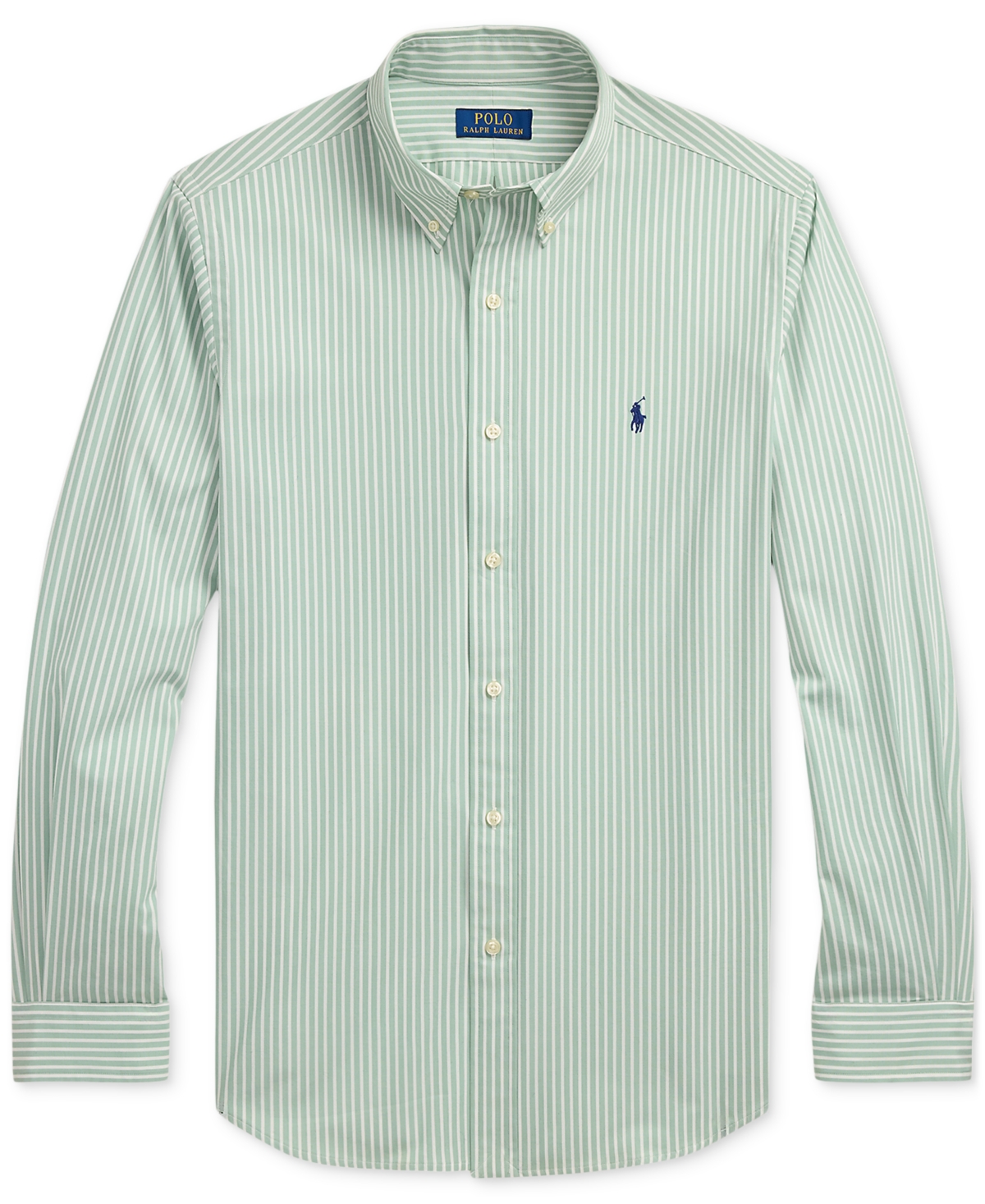 Polo Ralph Lauren Men's Classic-fit Stretch Poplin Shirt In Green