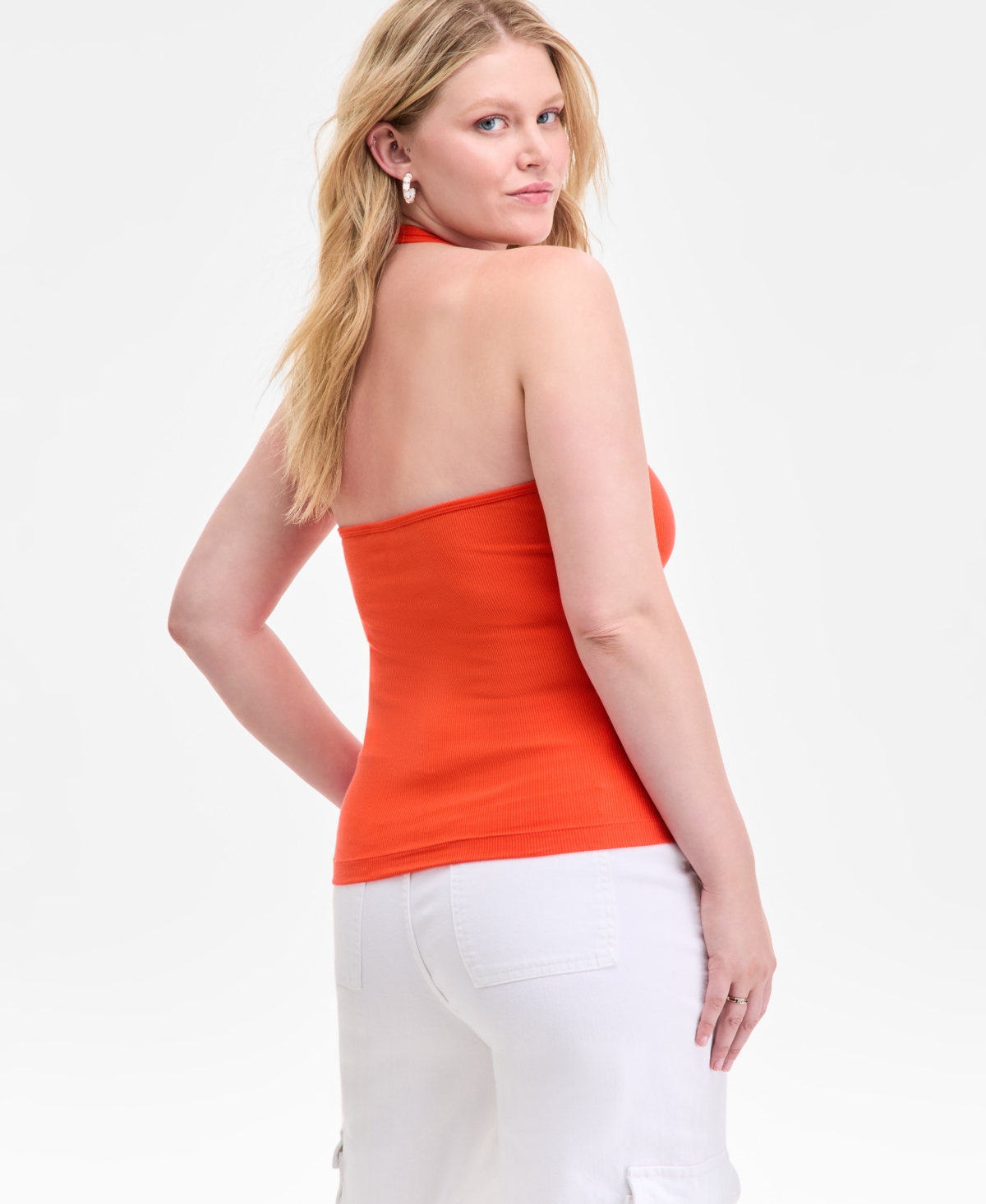 Shop On 34th Women's V-neck Halter Top, Exclusively At Macy's