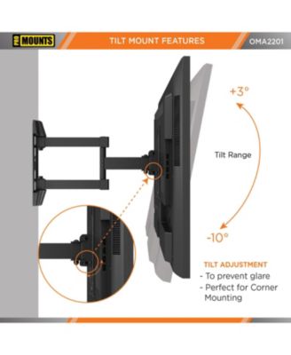 Articulating/Full Motion TV Wall Mount for TVs 26"-45" Up to 77 lbs