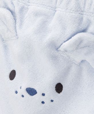 Baby Boys Dog Little Hooded Cardigan, Bodysuit & Pants, 3 Piece Set  