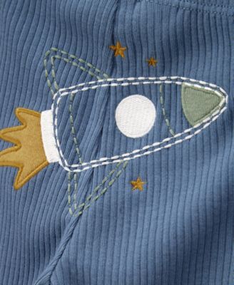 Baby Boys Rocket Ship Little Character Bodysuits & Pants, 3 Piece Set
