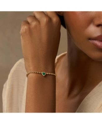 Blessings of Love Malachite Heart Bracelet