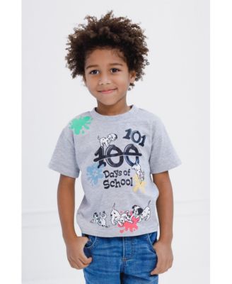 Toddler Boys Disney 101 Days of School Matching Family T-Shirt