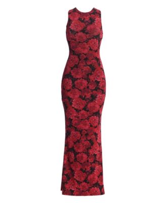 Women's Floral Front And Center Maxi Dress