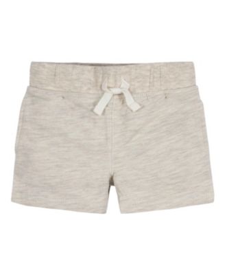 Baby Boys 3-Pack Pull-On Knit Shorts, Gray & Black, 18 Months