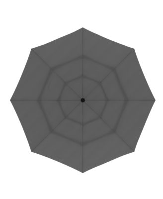 11 ft. Outdoor Patio Market Beach Umbrella with 3-Tier Vented Canopy, With 8 Heavy-Duty Ribs & Crank Tilt in Blue