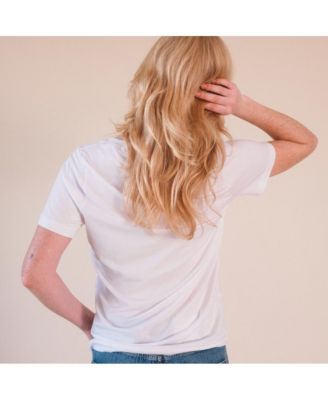 Women's Louise Cotton + Tencel V-neck Tee