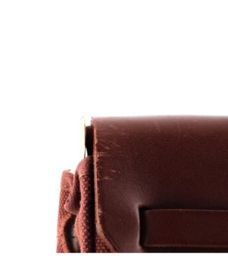 Pre-Owned Hermes PM Herbag Toile and Leather