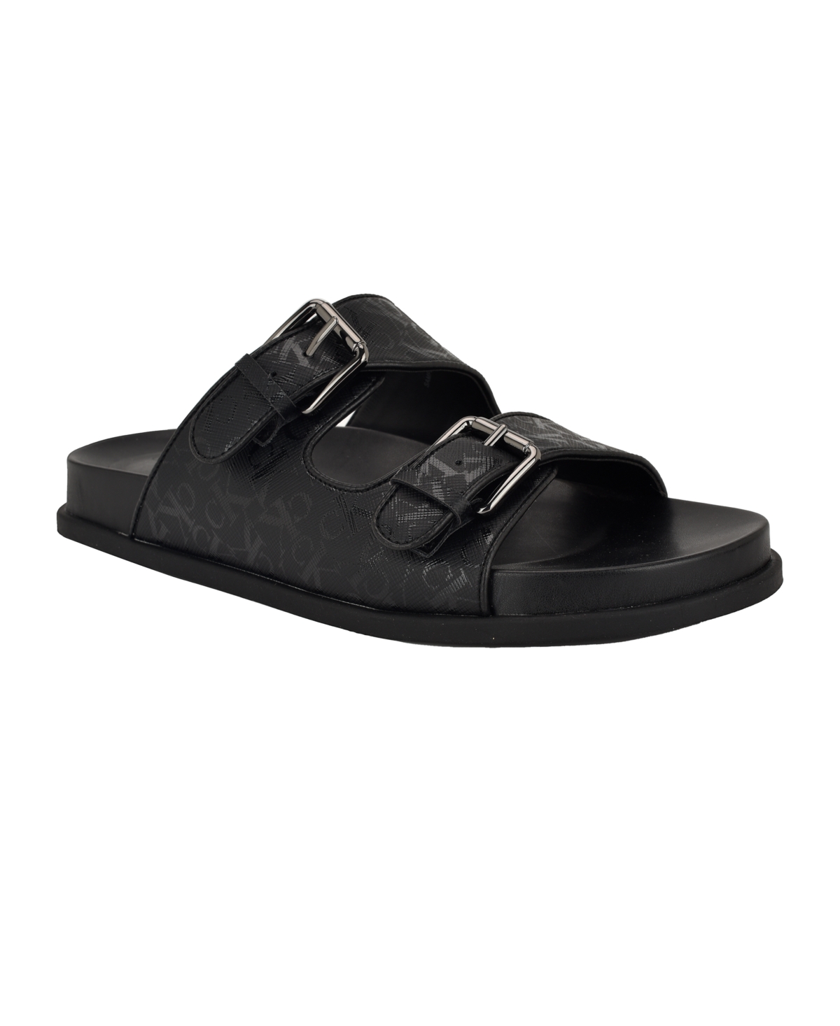 Calvin Klein Vibe Slide Sandal In Black Logo