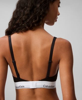 Calvin Klein Women's Modern Cotton Lightly Lined Bralette QF7586