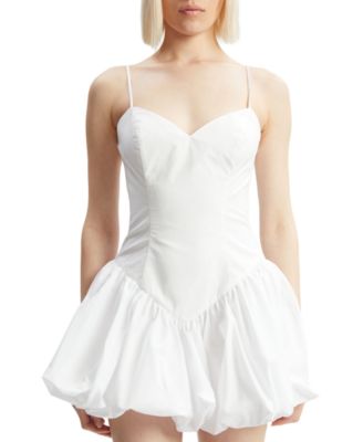 Women's Lissett Cotton Bubble-Hem Mini Dress