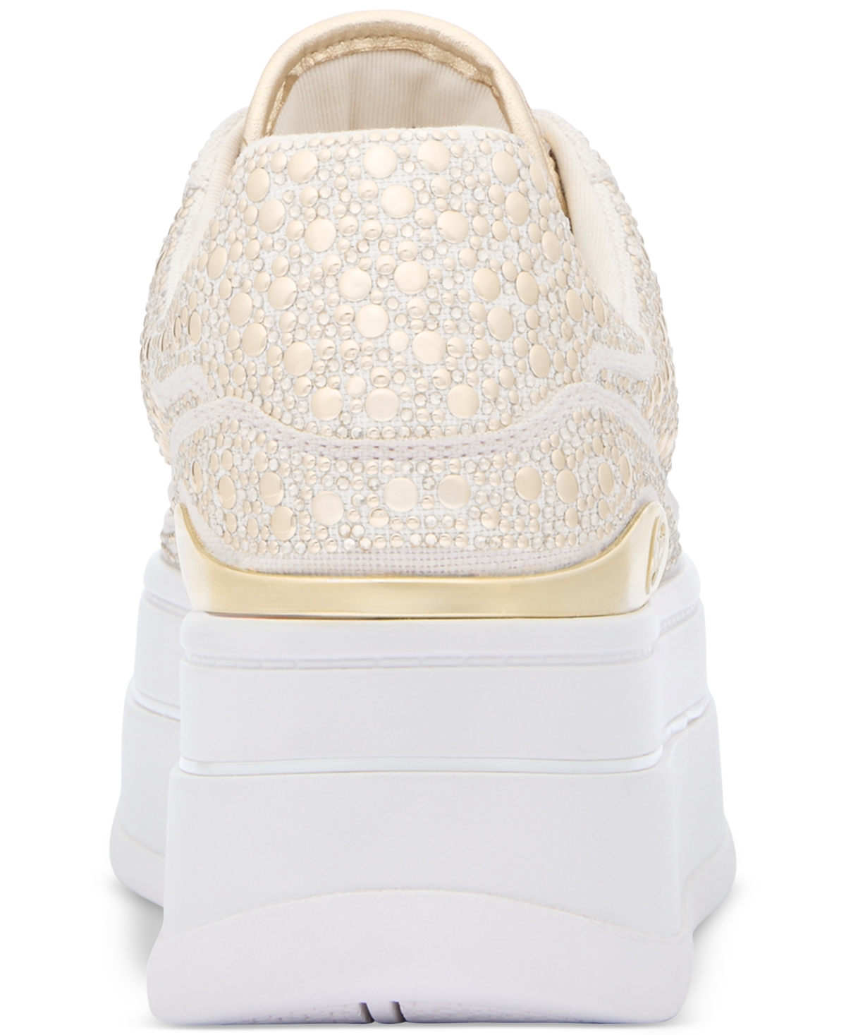 Michael Kors Michael  Women's Hayes Embellished Platform Sneakers In Cream