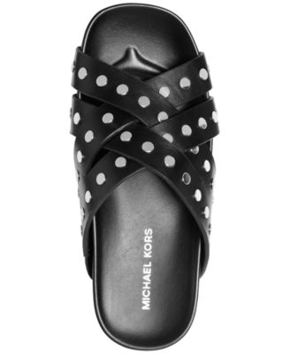 サンダル・ミュール Michael By Michael Kors Sandal Irene Irene Snake Embossed Leather Wrap Sandal | Michael Kors [US]