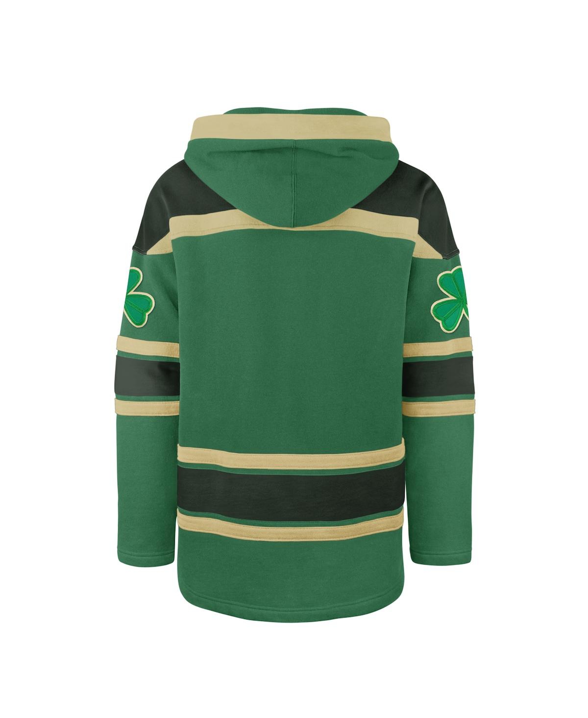 47 BRAND MEN'S KELLY GREEN VEGAS GOLDEN KNIGHTS ST. PATRICK'S DAY MCLUCKY SUPERIOR LACER PULLOVER HOODIE 