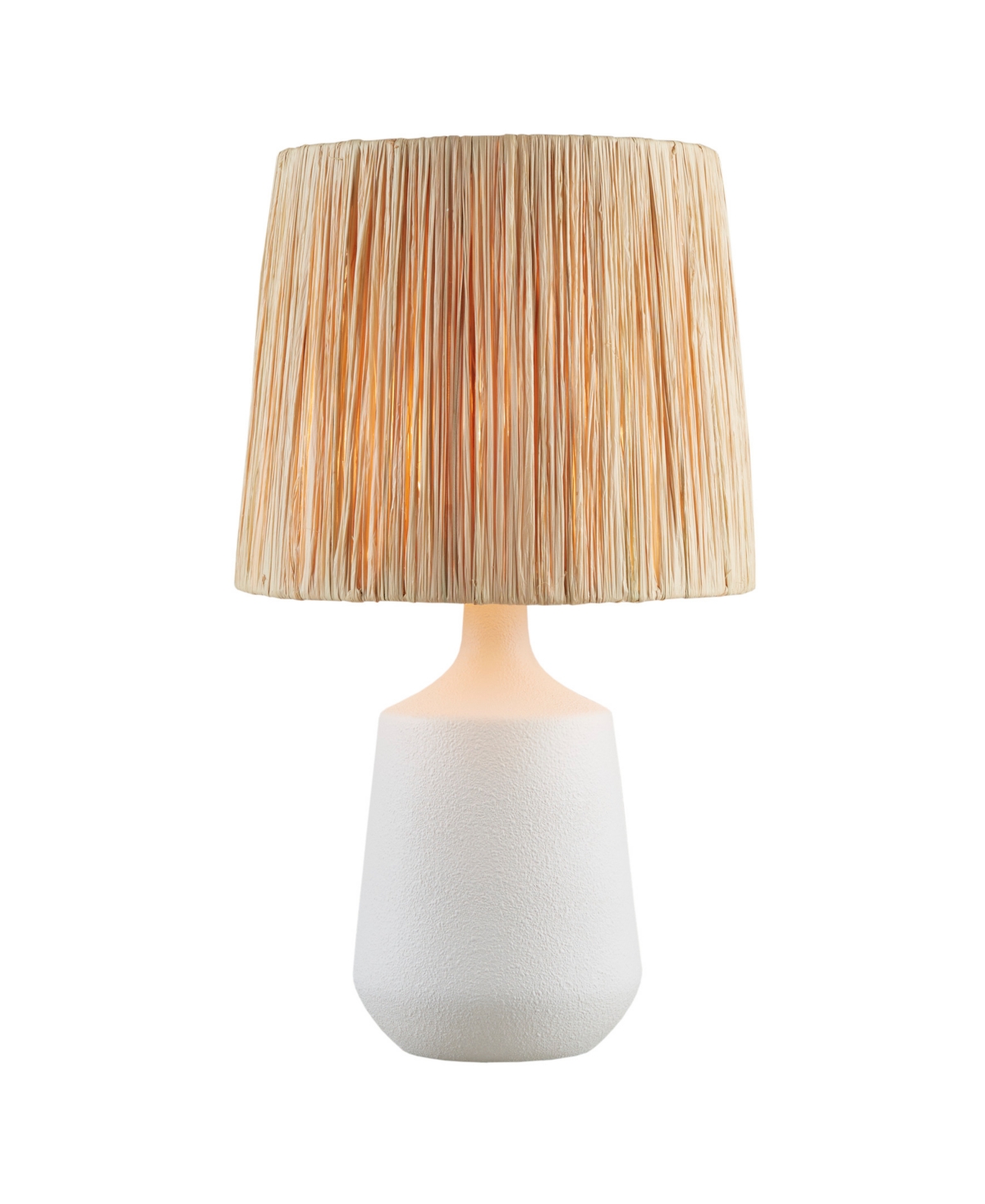 Ink+ivy 23" Ethra Ceramic Table Lamp In White