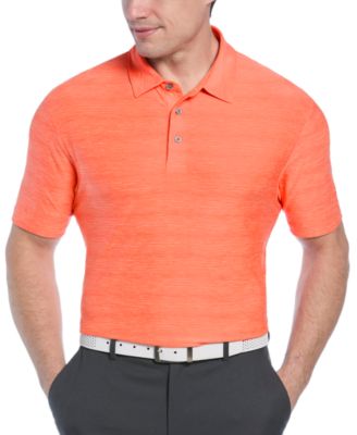 PGA TOUR - Men's Jaspe Airflux Short Sleeve Striped Golf Polo Shirt