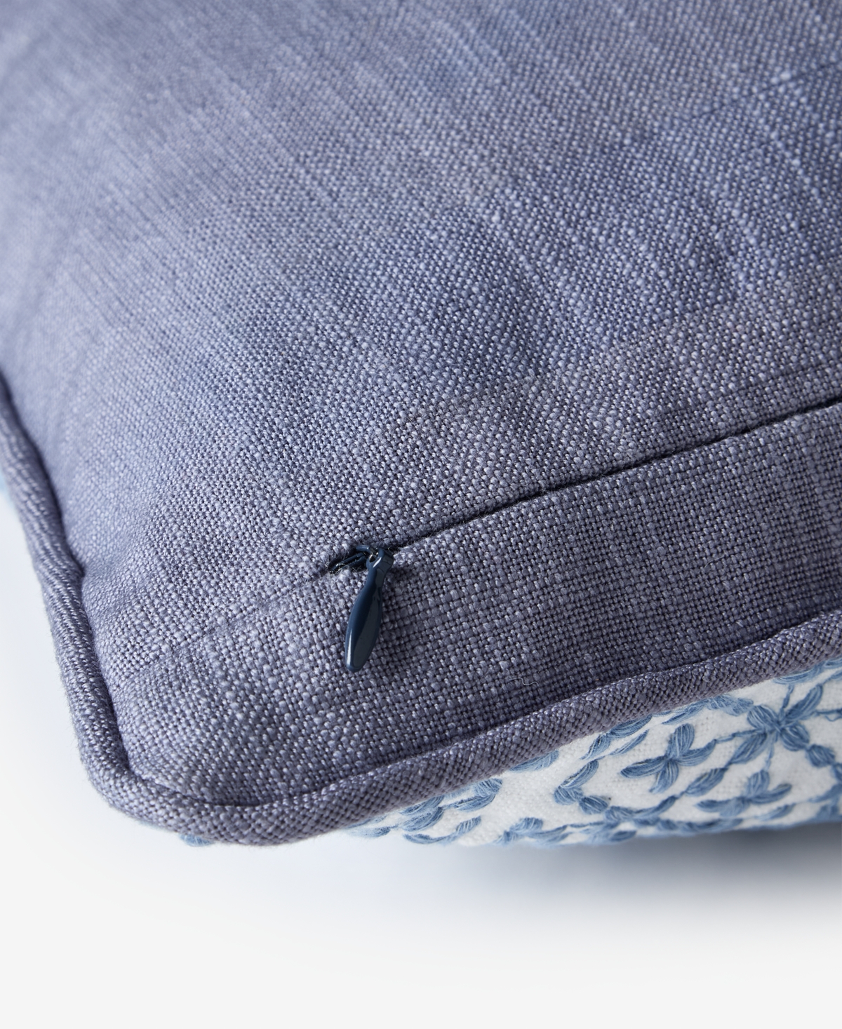 Charter Club Embroidered Tiles Decorative Pillow, 20" X 20", Exclusively At Macy's In Ocean